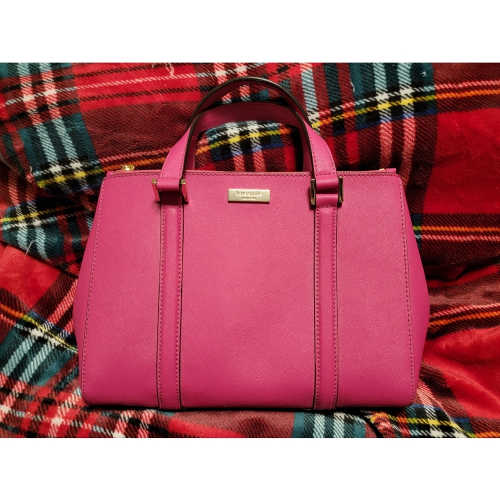 Kate Spade Hot Pink Newbury Lane Loden Bag